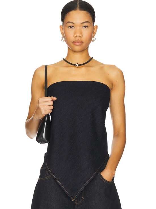 Lioness Tops - LIONESS New York Bandana Top in Indigo